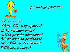 Qui suis-je pour toi ?